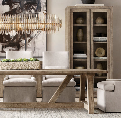 雲光 エミール 長方形シャンデリア138cm