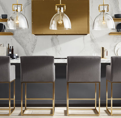 雲光マシニストガラスクロッシュペンダント