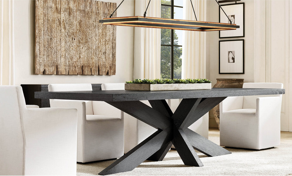 雲光ペラルタ長方形シャンデリア158cm