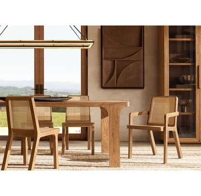 雲光ペラルタ長方形シャンデリア158cm