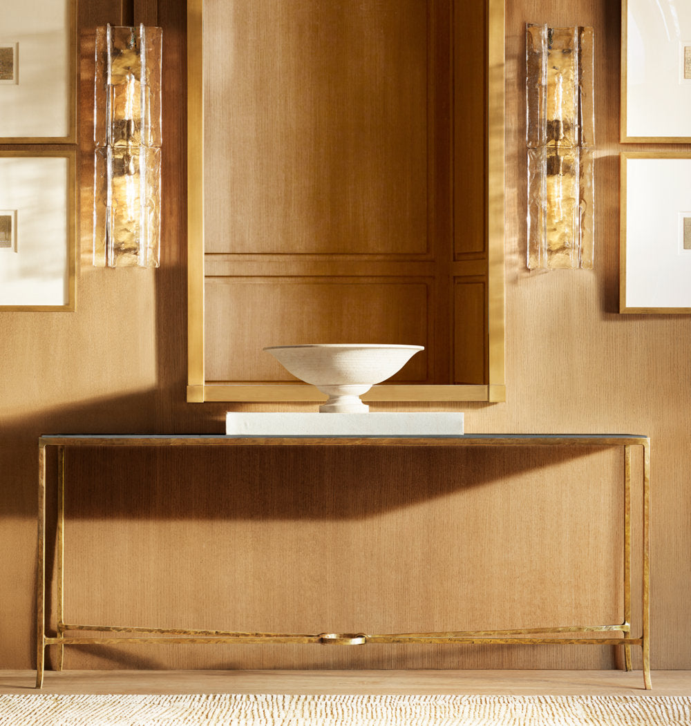 雲光格子クリアガラス壁掛け照明77cm