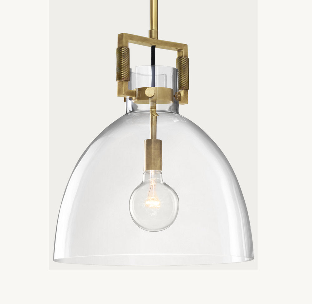 雲光マシニストガラスクロッシュペンダント