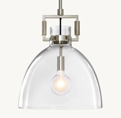 雲光マシニストガラスクロッシュペンダント