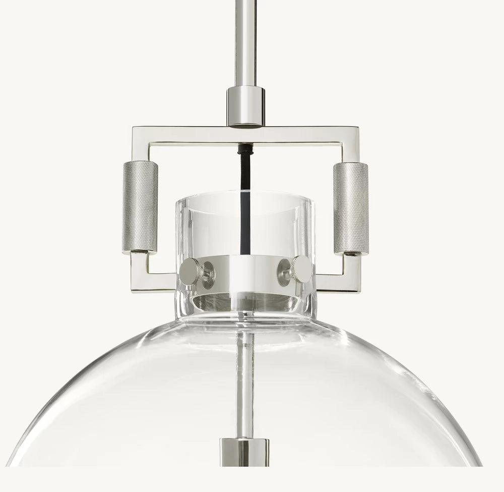 雲光マシニストガラスグローブペンダント