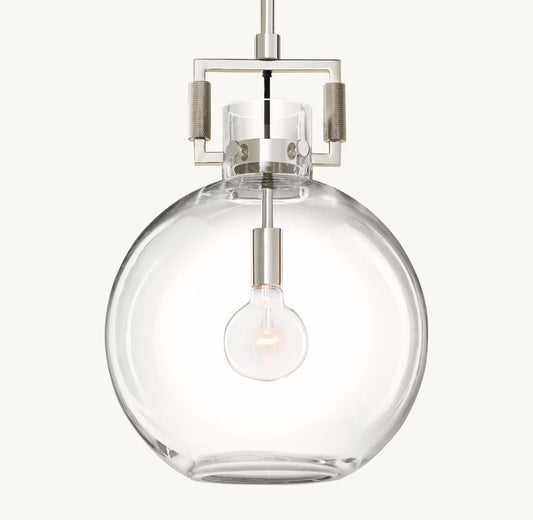 雲光マシニストガラスグローブペンダント