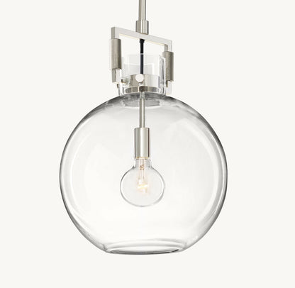 雲光マシニストガラスグローブペンダント