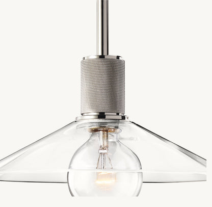 雲光ユーティリティガラススロープシェードペンダント