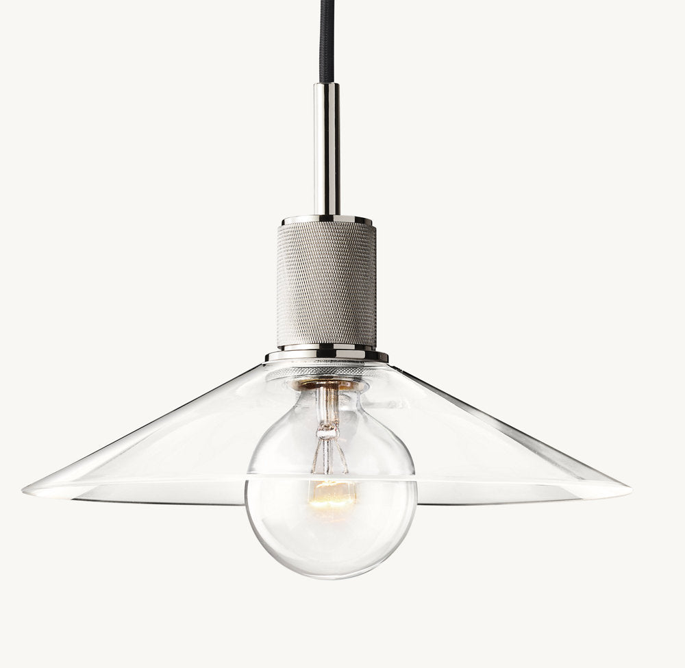 雲光ユーティリティガラススロープシェードペンダント