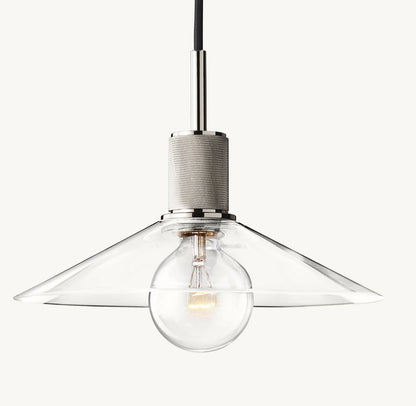 雲光ユーティリティガラススロープシェードペンダント