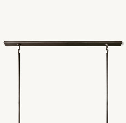 雲光ベックマン長方形シャンデリア137cm