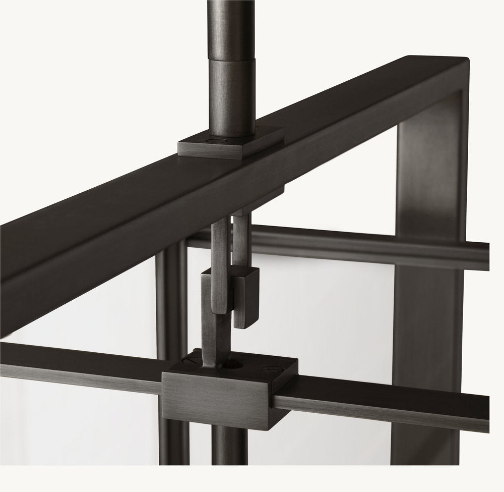 雲光ベックマン長方形シャンデリア137cm