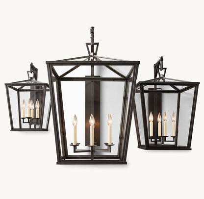 雲光 19世紀 英国製 透かし彫り 屋外壁掛け照明56cm