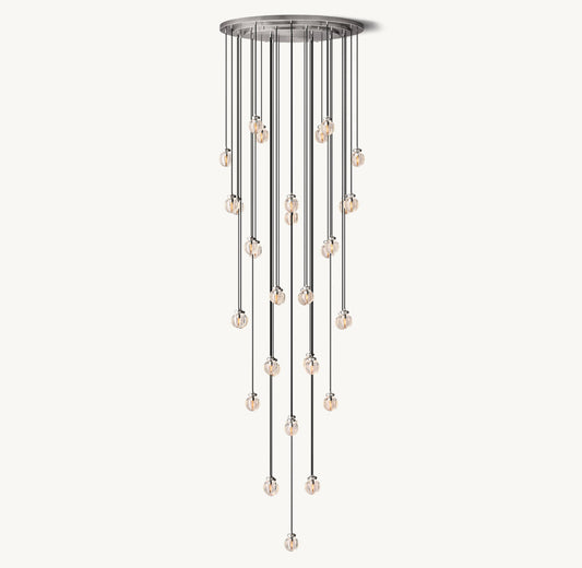 雲光パールラウンドシャンデリア122cm