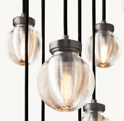 雲光パールラウンドシャンデリア153cm