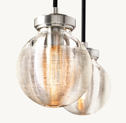 雲光パール長方形シャンデリア183cm