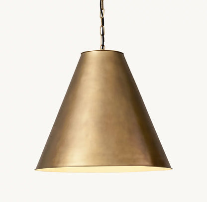 雲光アンティークメタルファンネルペンダント