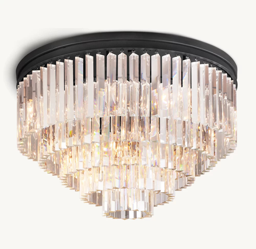 雲光 1920年代 オデオン フラッシュマウント 81.28cm