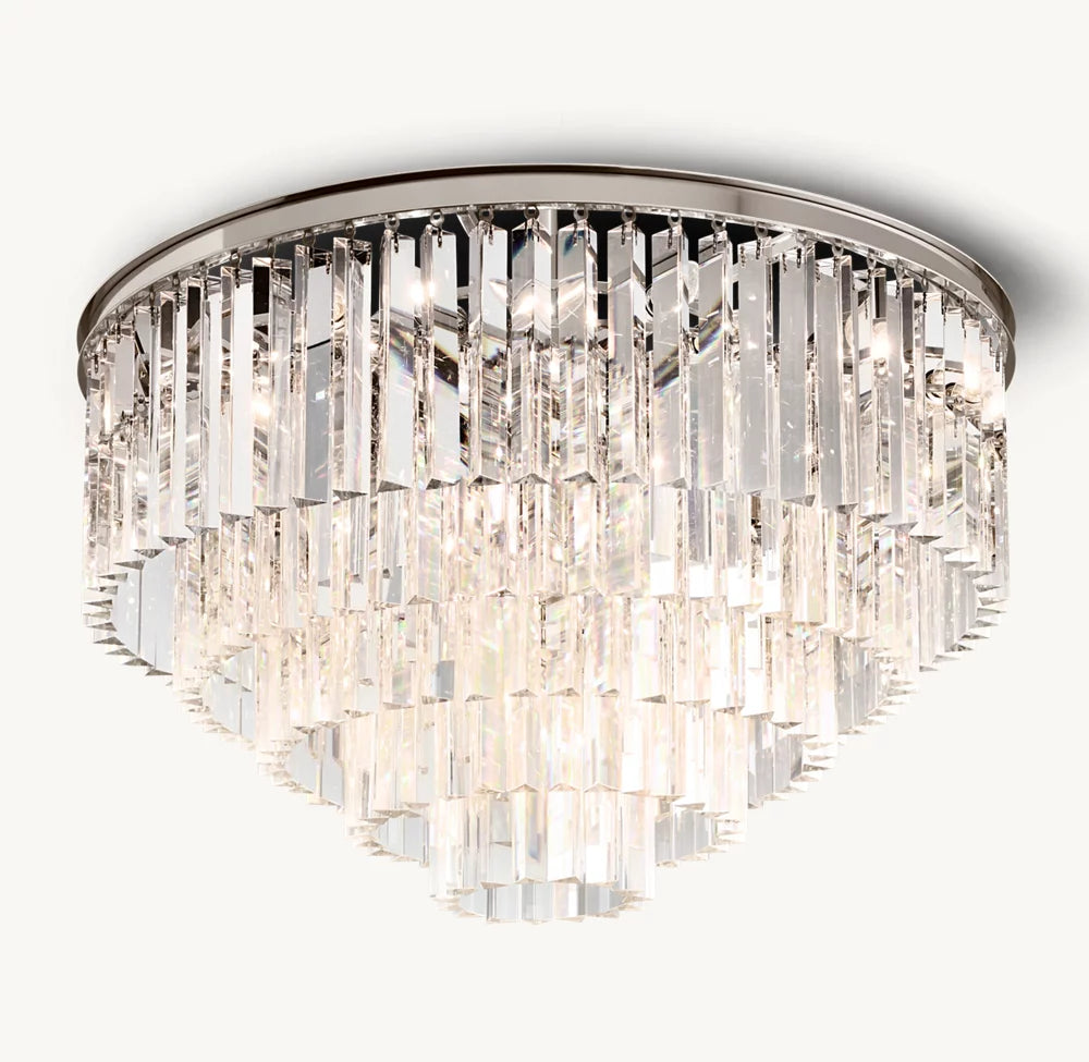 雲光 1920年代 オデオン フラッシュマウント 81.28cm