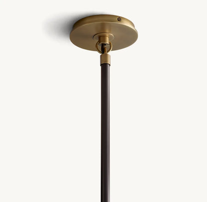 雲光ビストログローブミルクガラスシャンデリア107cm