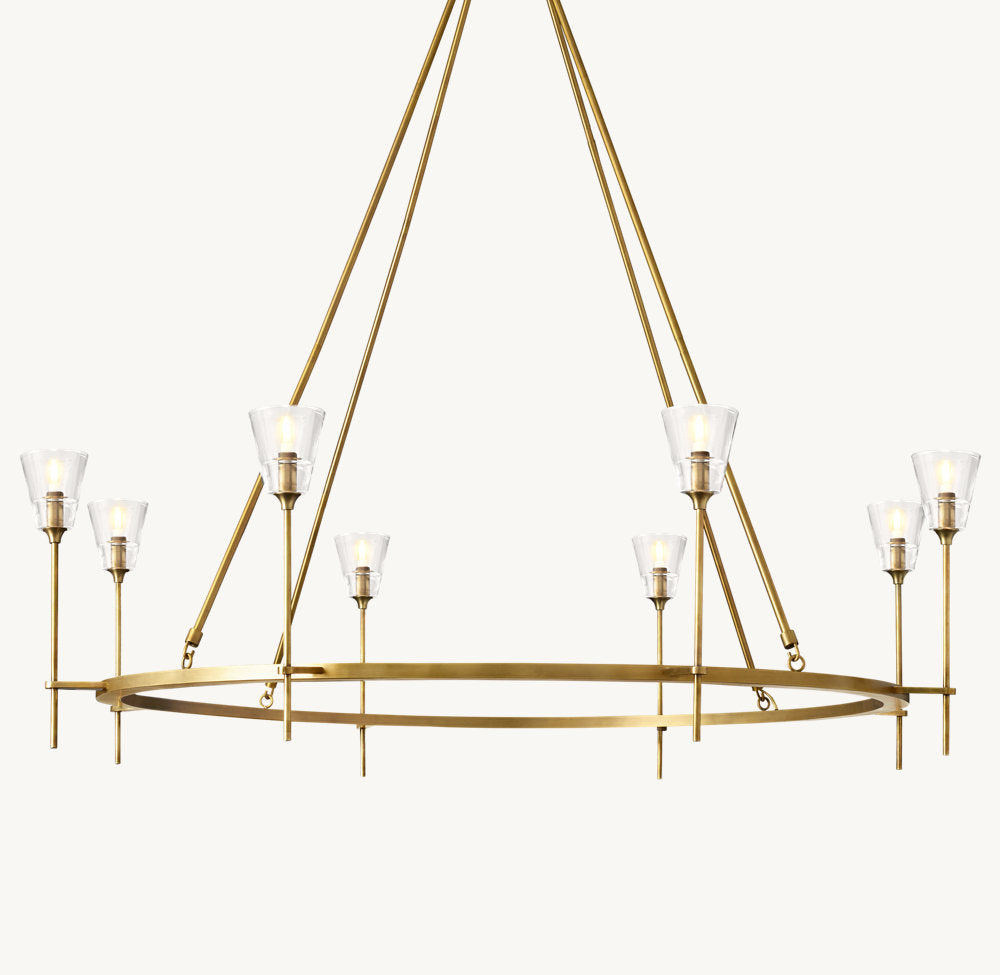 雲光トーシュ・ド・ヴェール ラウンドシャンデリア148cm