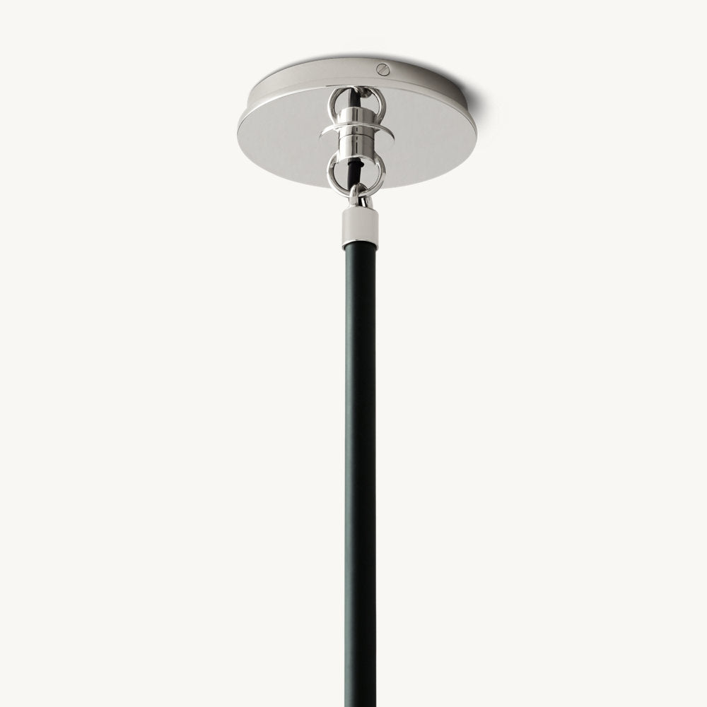 雲光ビストログローブミルクガラスシャンデリア143cm